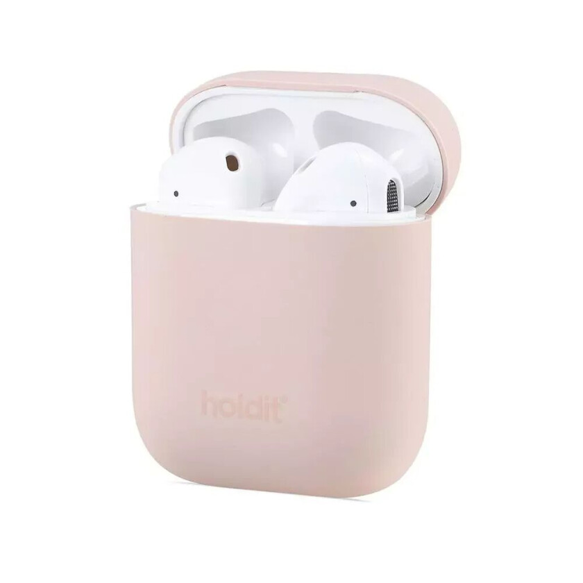 Holdit Nygård Silikondeksel Til Apple AirPods (1 & 2. gen.) - Blush Rosa