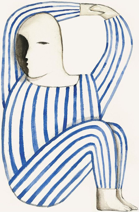 Poster Give up, Blå