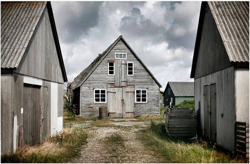 Poster Cosy cabins, Flerfarget