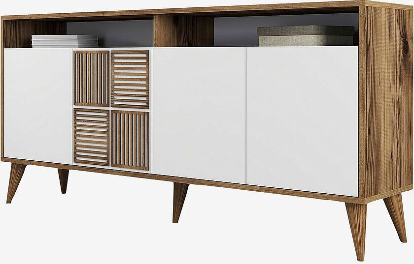 Avlastningsbord Milana 160 cm, Brun