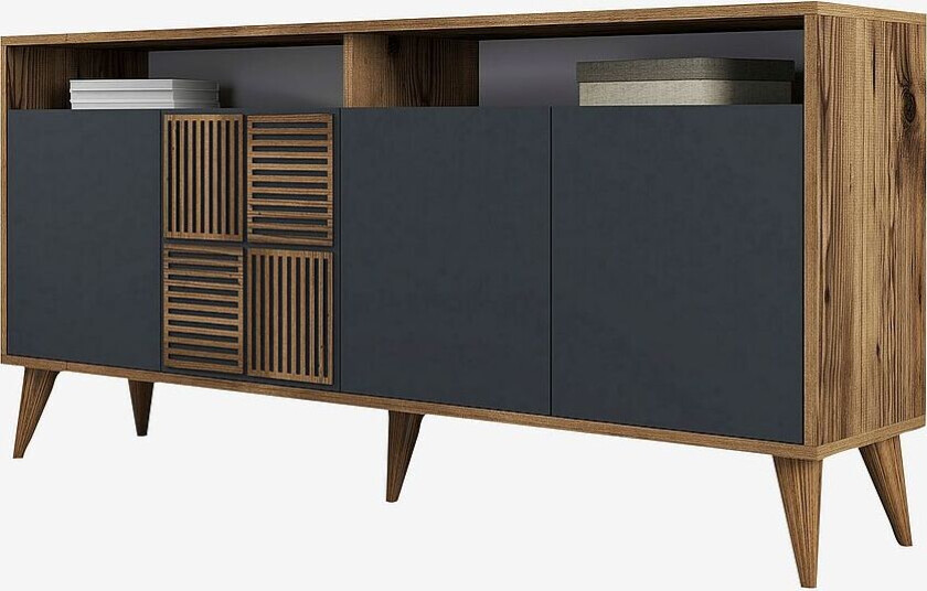 Avlastningsbord Milana 160 cm, Brun