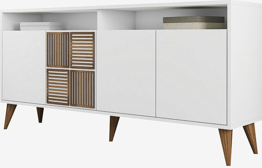 Avlastningsbord Milana 160 cm, Hvit