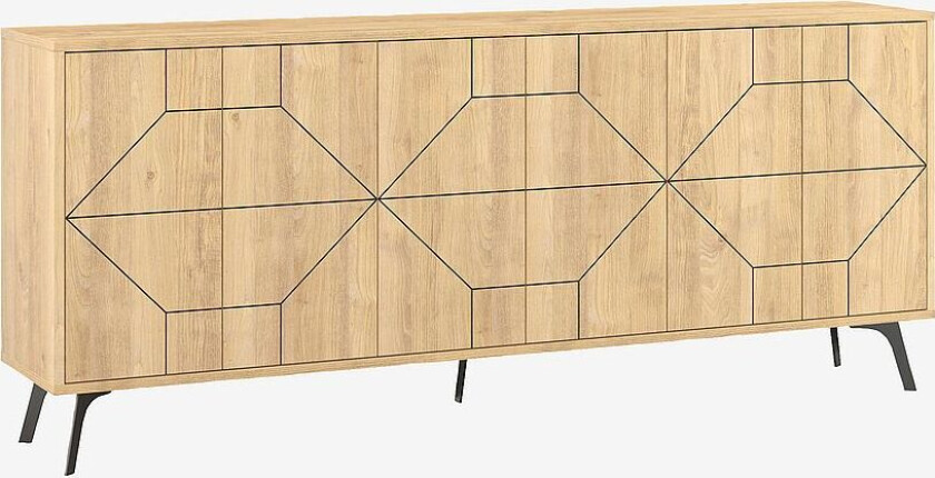 Avlastningsbord Dune Long, Gul