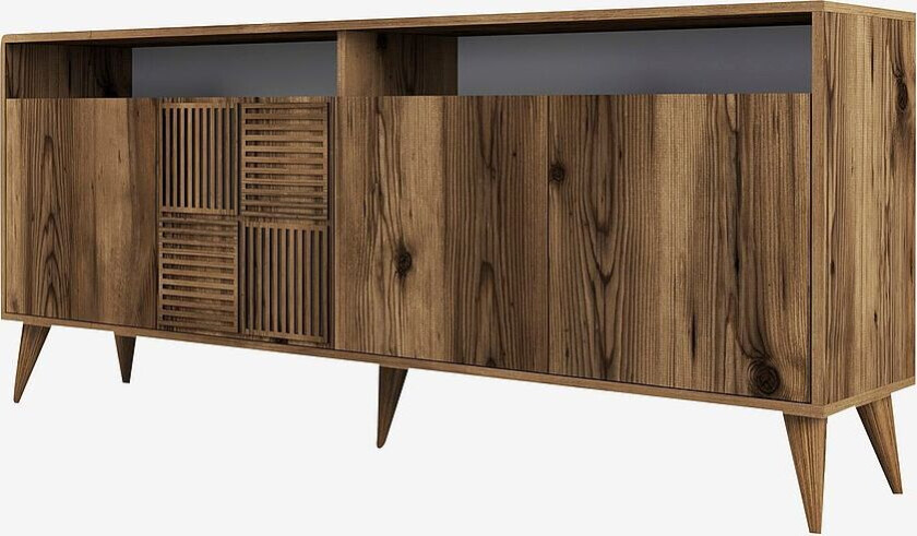 Avlastningsbord Milan 180 cm, Brun