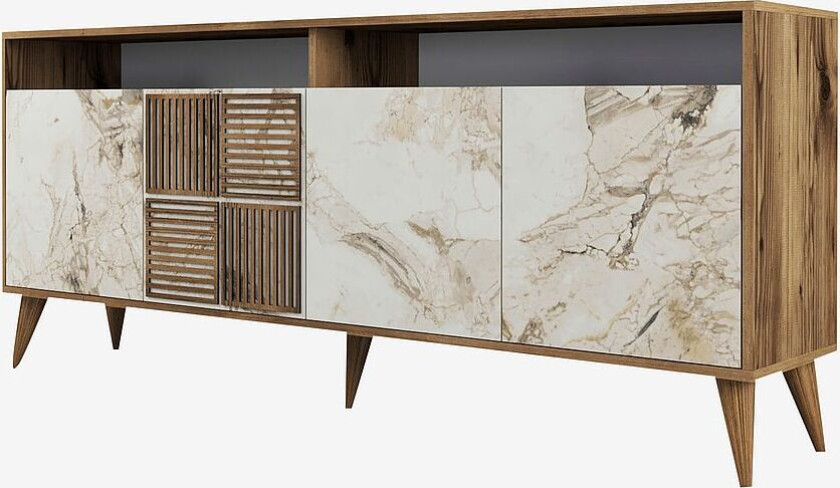 Avlastningsbord Milan 180 cm, Brun