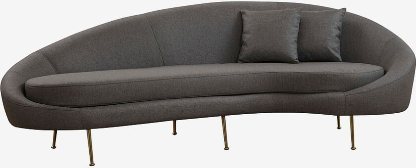 Sofa 3-seter høyre Eses, Grå