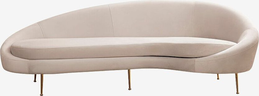 Sofa 3-seter høyre Eses, Beige