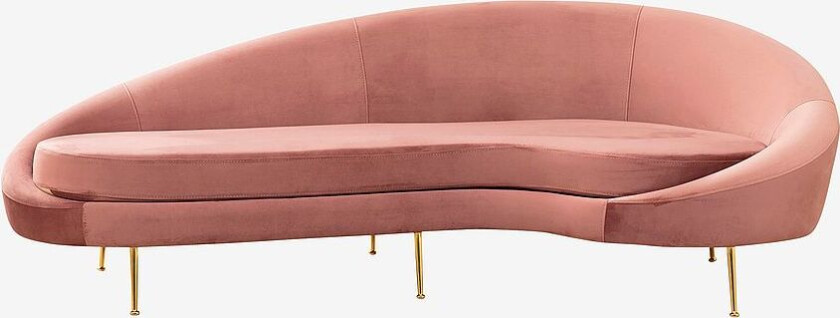 Sofa 3-seter høyre Eses, Rosa