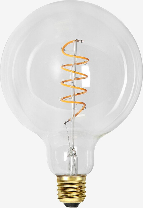 LED-pære E27 G125 Decoled Spiral Clear 3-step memory, Transparent