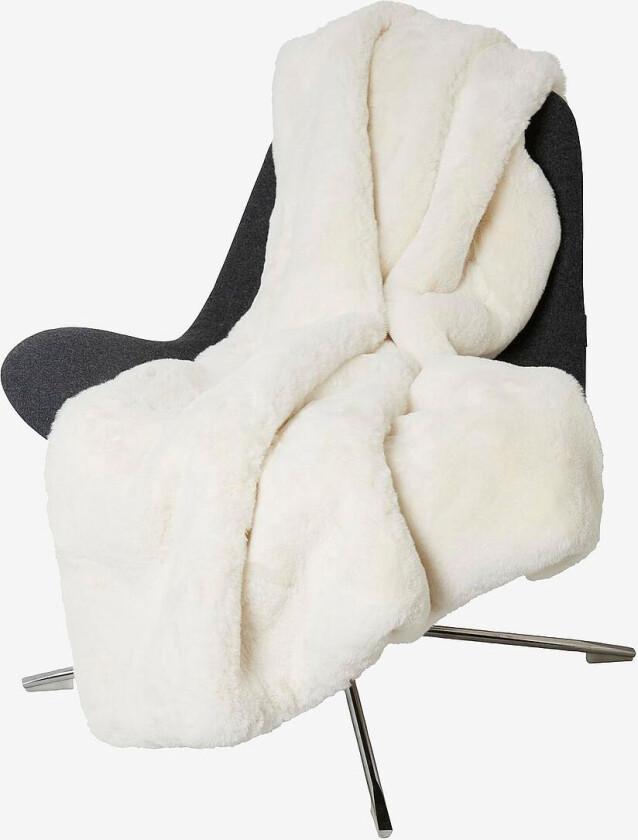 Pledd Fluffy, Hvit