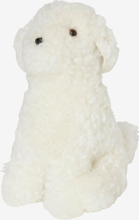 Snowy i saueskinn Curly, Hvit