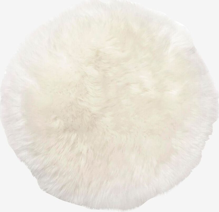 Sitteunderlag saueskinn Gently, Hvit