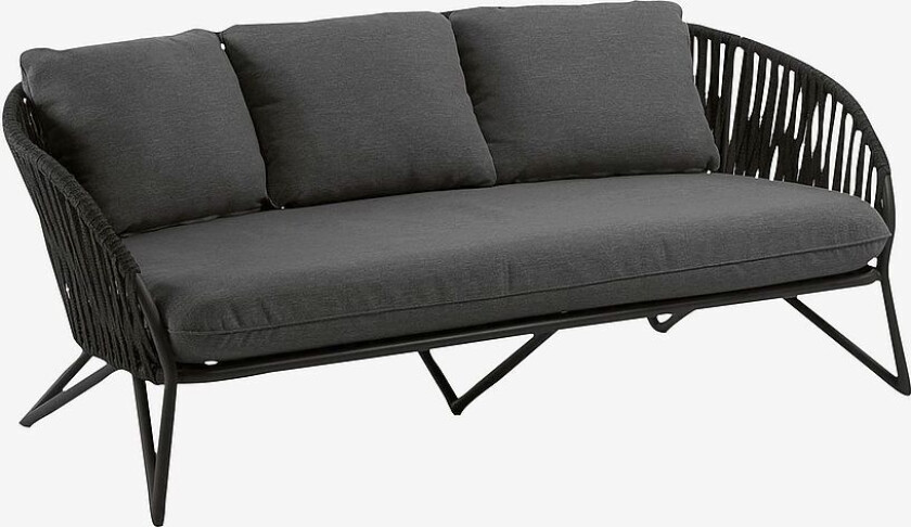Sofa Branzie, 3-seter, Grå