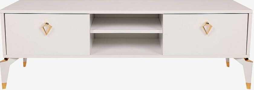 Tv-benk Posh, Hvit