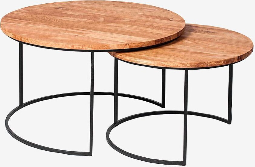 Sett med sofabord Eclipse, Svart