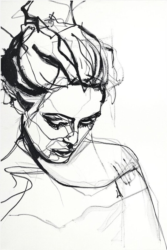 Poster Silhouette 1, Hvit