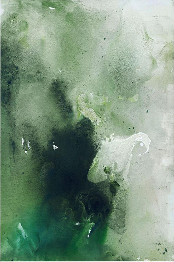 Poster Still Water 8, Grønn