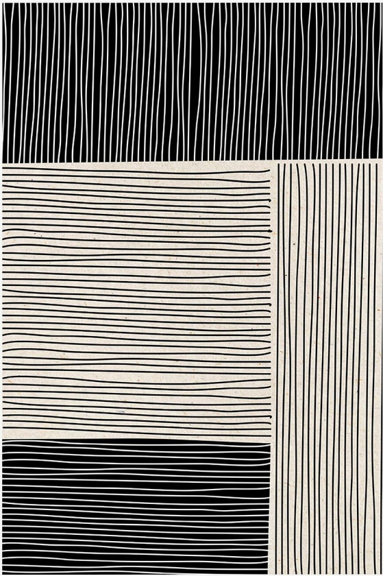 Poster Ribbing 1, Beige