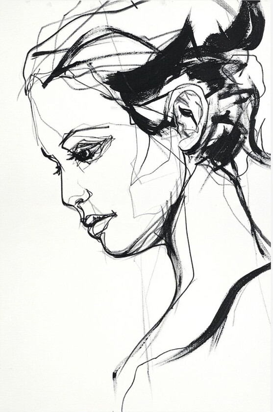 Poster Silhouette 2, Hvit