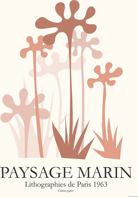 Poster Seascapes 3, Beige