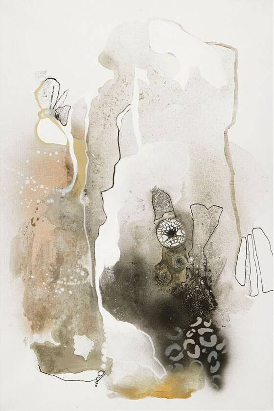 Poster Aqua Sketch 1, Beige