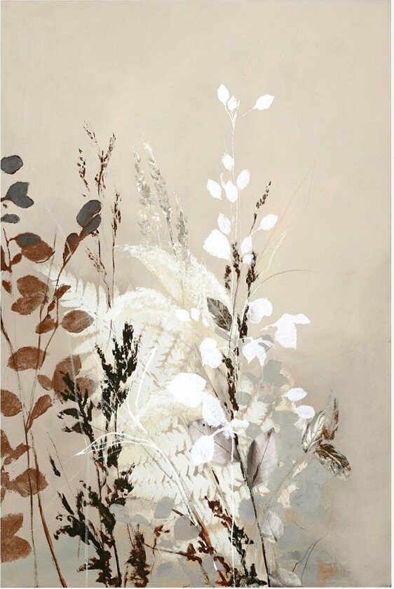 Poster Light Leaves 8, Beige