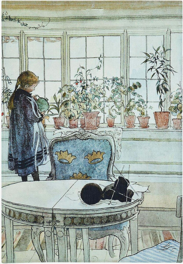 Kjøkkenhåndkle Carl Larsson, Beige