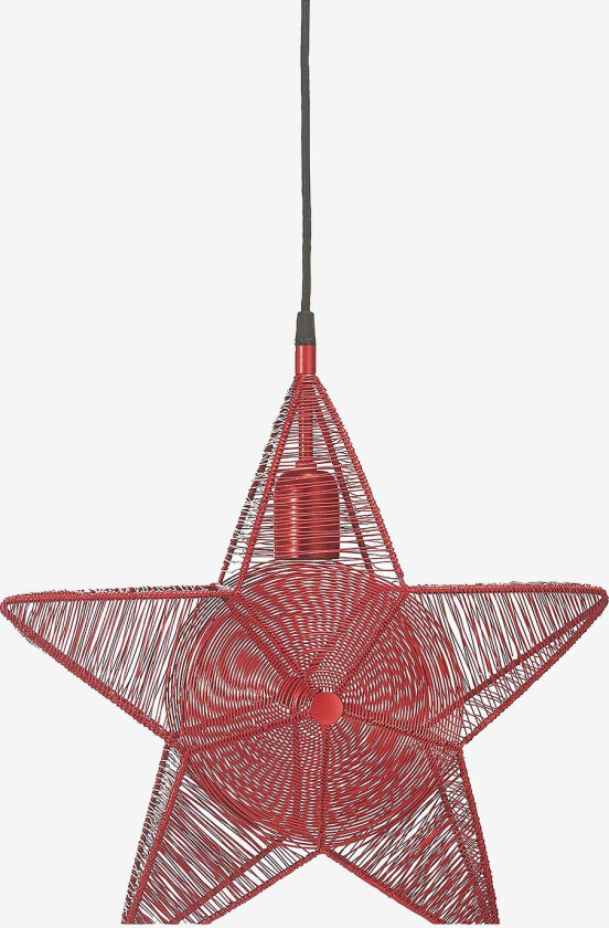 Stjerne Rigel, 40 cm, Rød