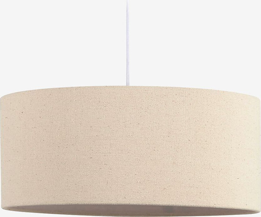 Lampeskjerm Nazli Ø 50 cm, Hvit