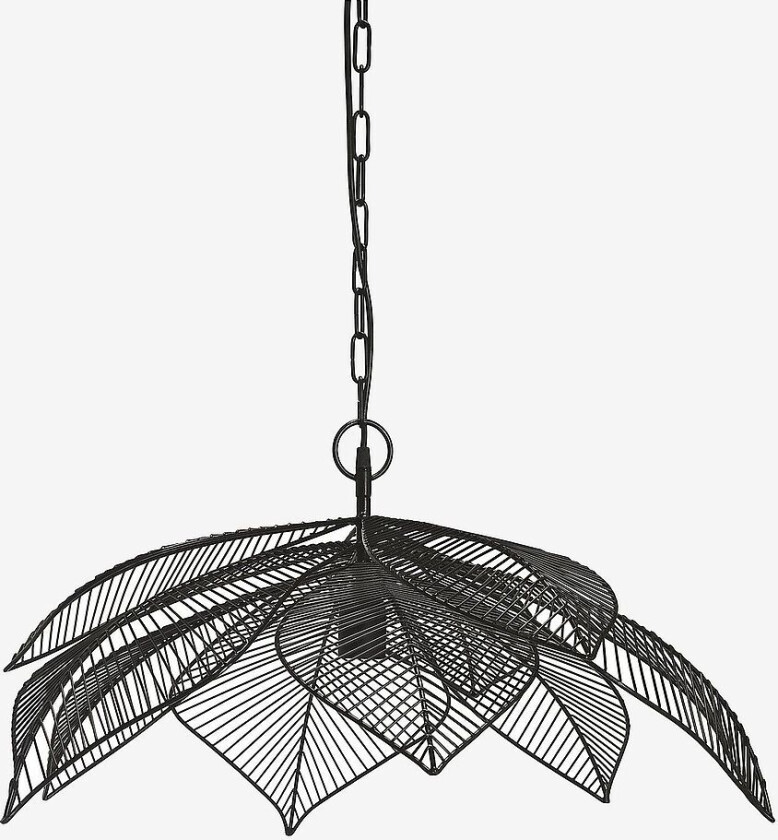 Taklampe Elm 70 cm, Svart