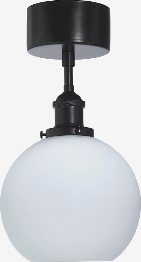 Taklampe Omega 20 cm, Svart