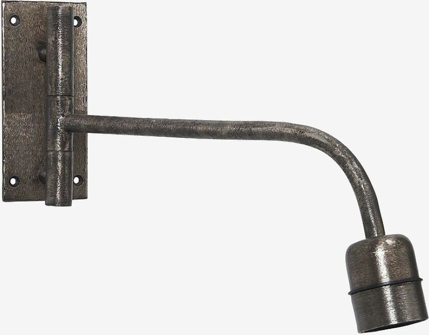 Vegglampe Base 34 cm, Sølv