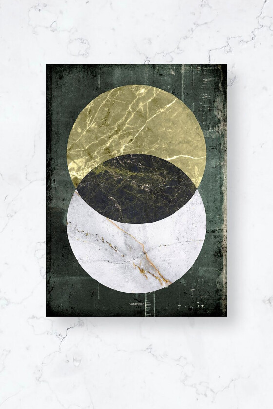 Poster / Marble rustic / Plano, Flerfarget