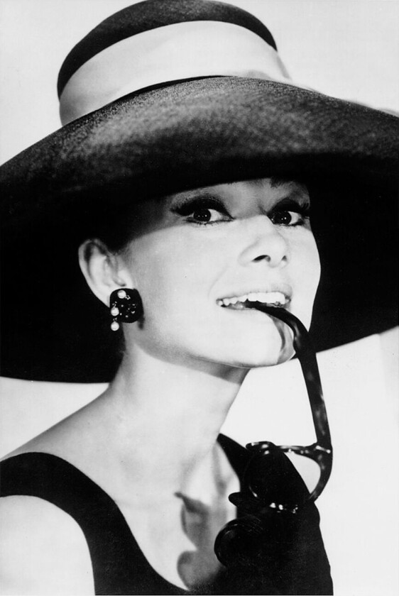 Poster Audrey Hepburn 2, Svart