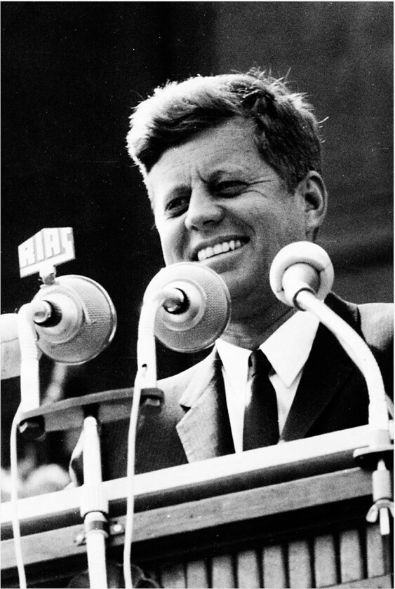 Poster John F. Kennedy, Svart