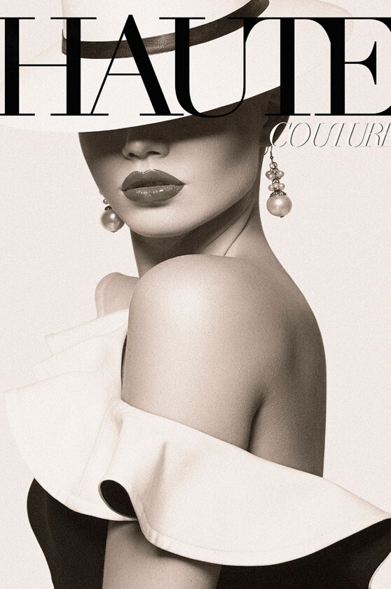 Poster Couture 7, Grå