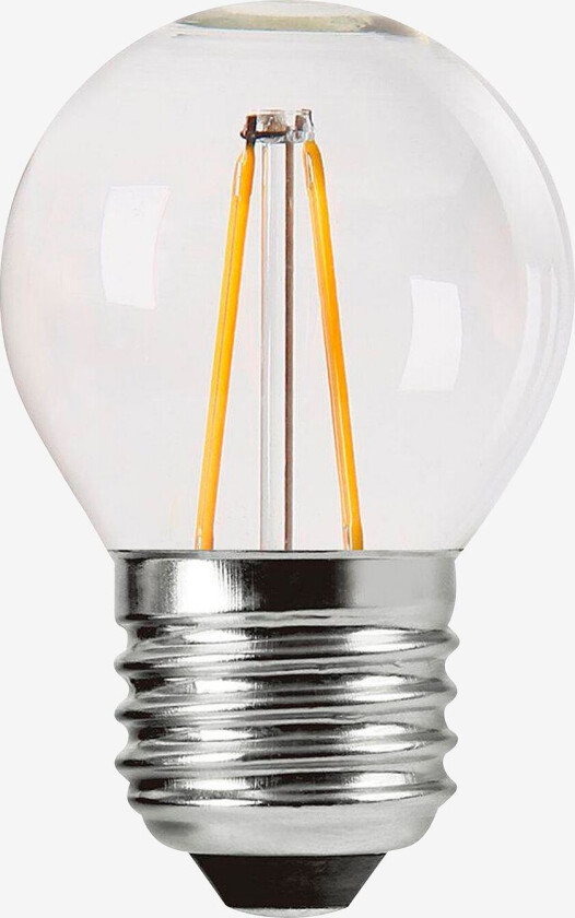 Shine LED Filament Illumpære Clear E27, Transparent