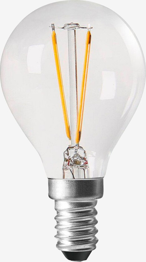 Shine LED Filament Illumpære Clear E14, Grå