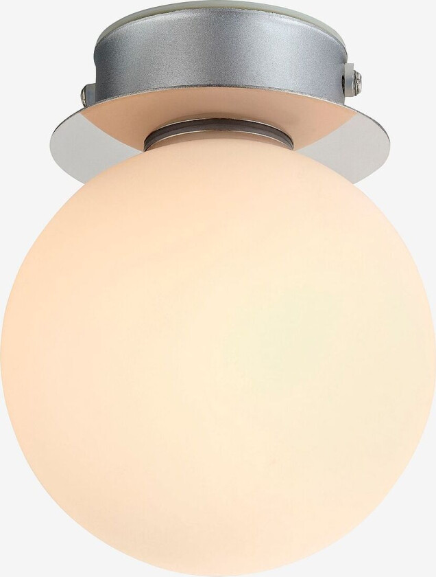 Tak-/vegglampe MINI 1L, IP44, Krom