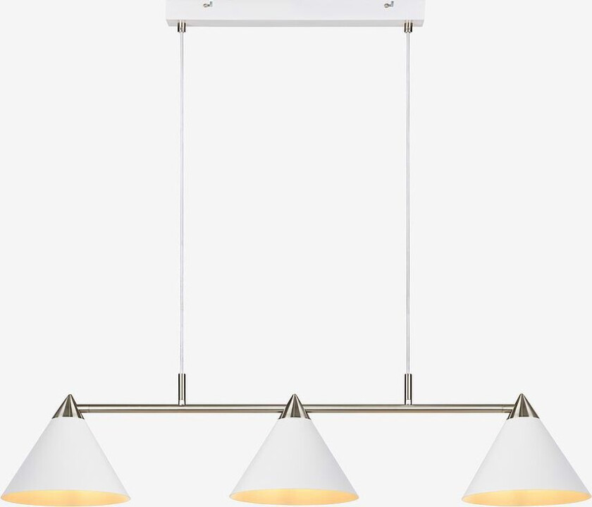 Taklampe KLINT 3L, Hvit