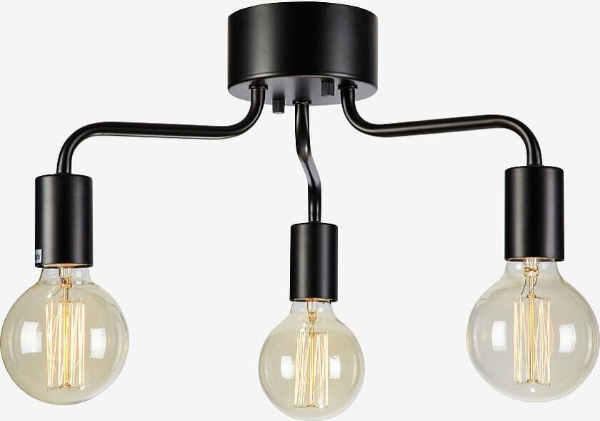 Takplafond AVERY 3L, Svart