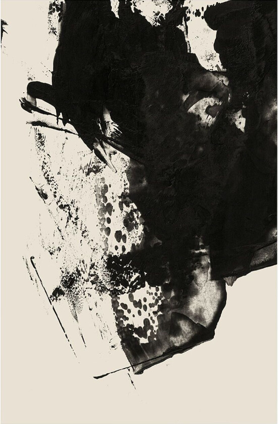 Poster Brushed 7, Svart