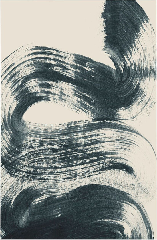 Poster Brushed 5, Blå