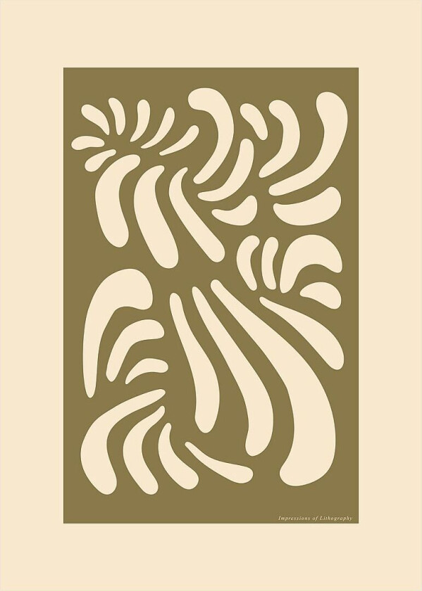 Poster Lithography 1, Beige
