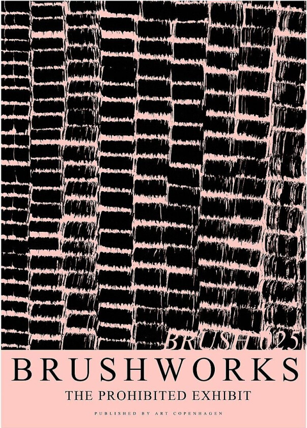 Poster Brushwork 025, Svart