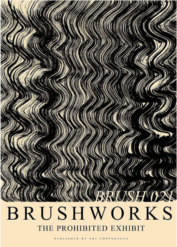 Poster Brushwork 021, Svart