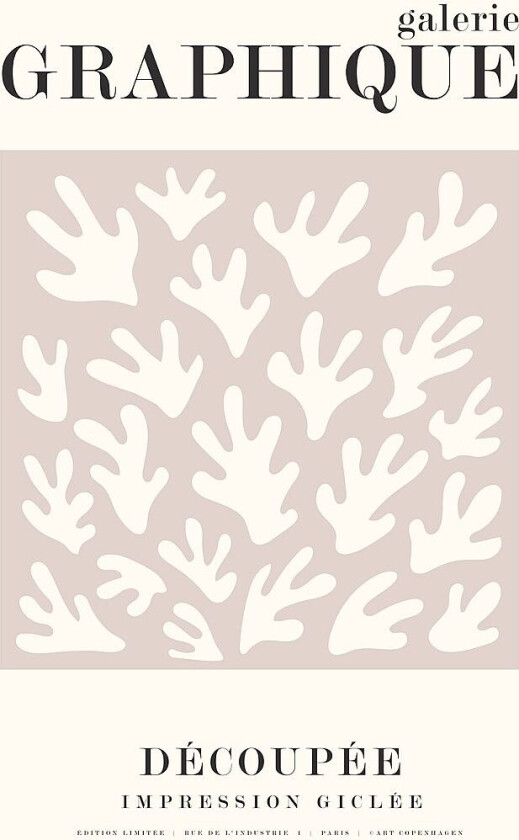 Poster Graphique 6, Beige