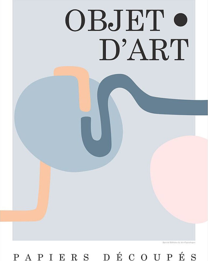 Poster Objet 4, Blå