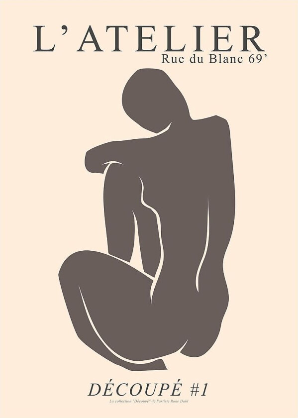 Poster 1 Decoupé #1, Beige