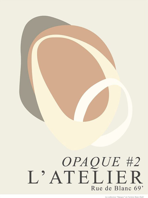 Poster Opaque #2, Beige